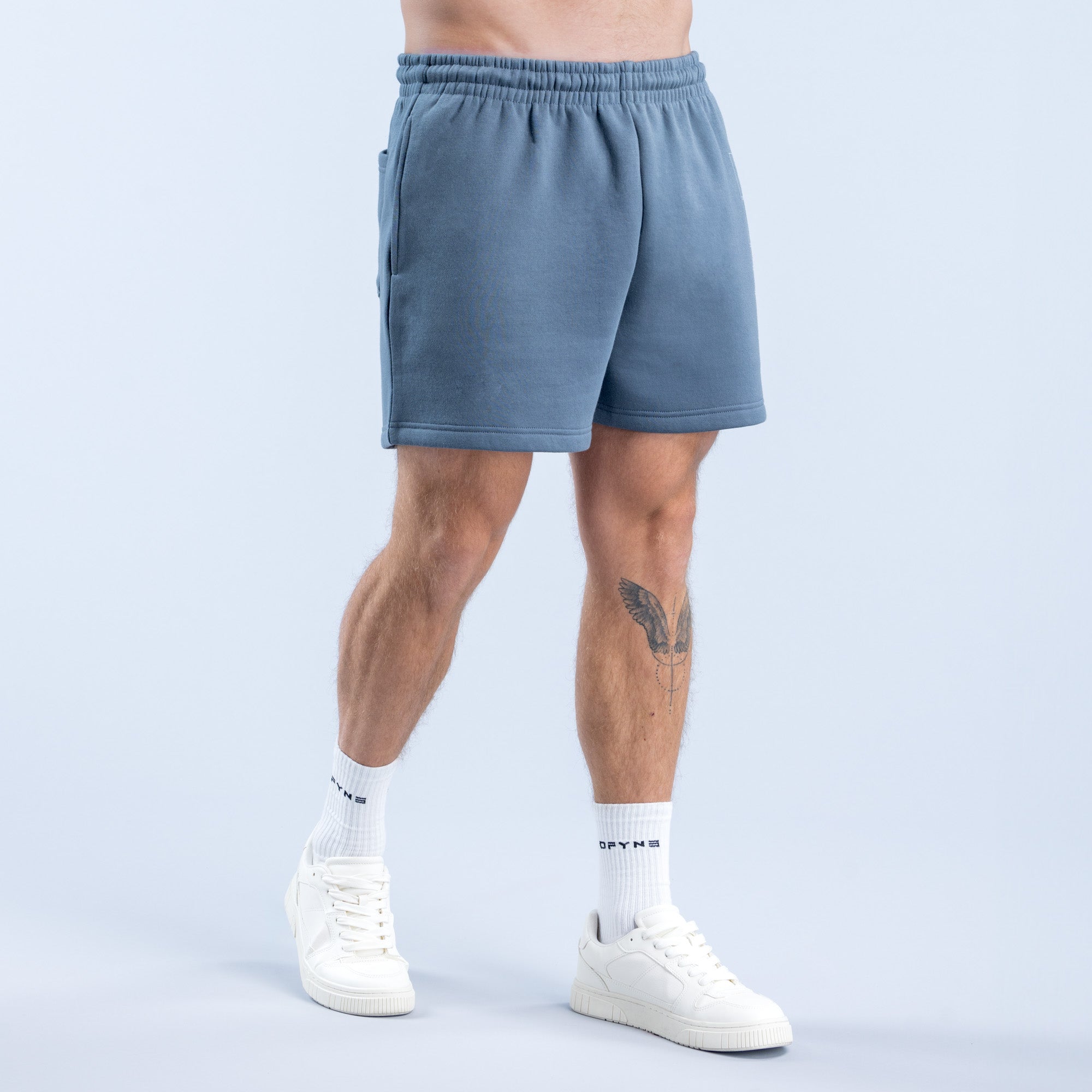 Shorts DFYNE Recharge Graphic Męskie Szare | 8591-IJRTY