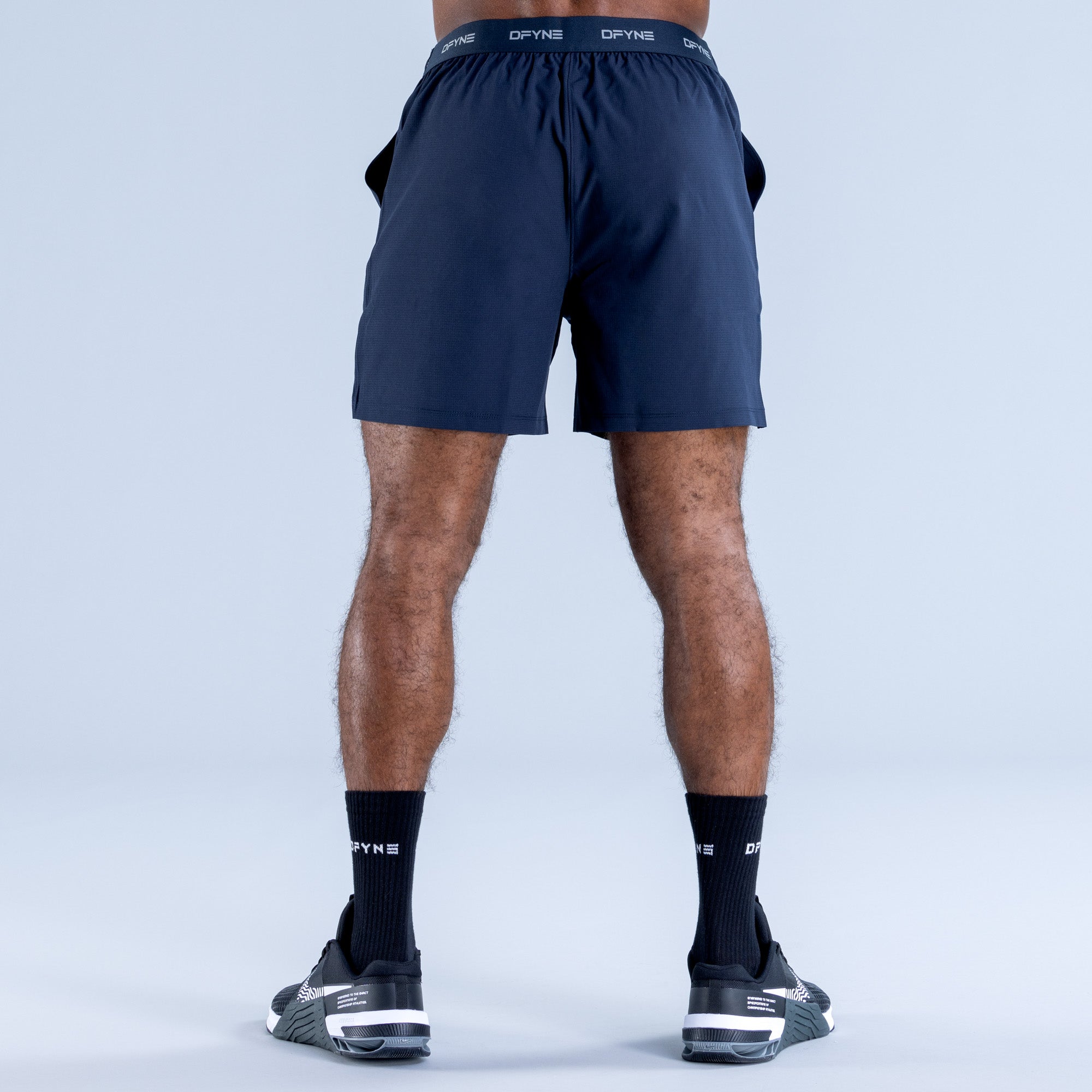 Shorts DFYNE Stealth Training Męskie Niebieskie | 8920-EAWKI