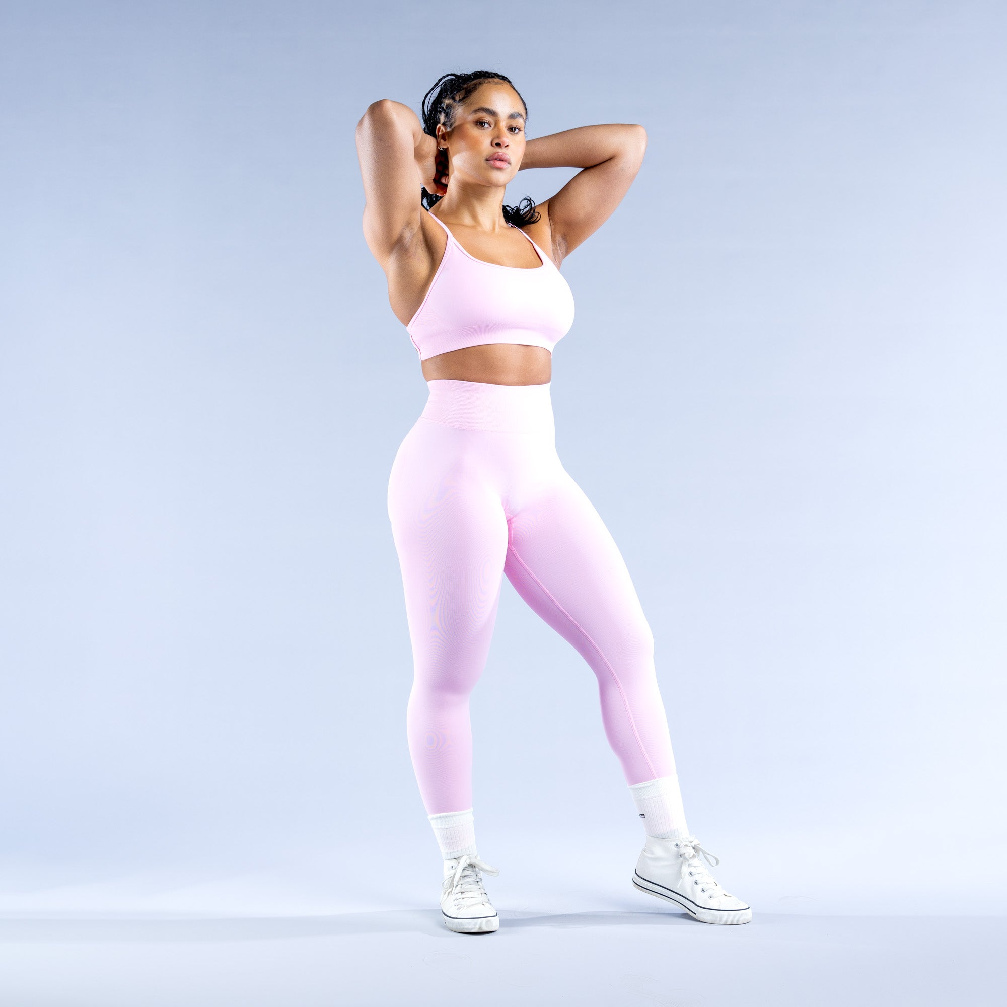 Stanik Sportowy DFYNE Dynamic Backless Damskie Głęboka Różowe Różowe | 7029-GYCXL