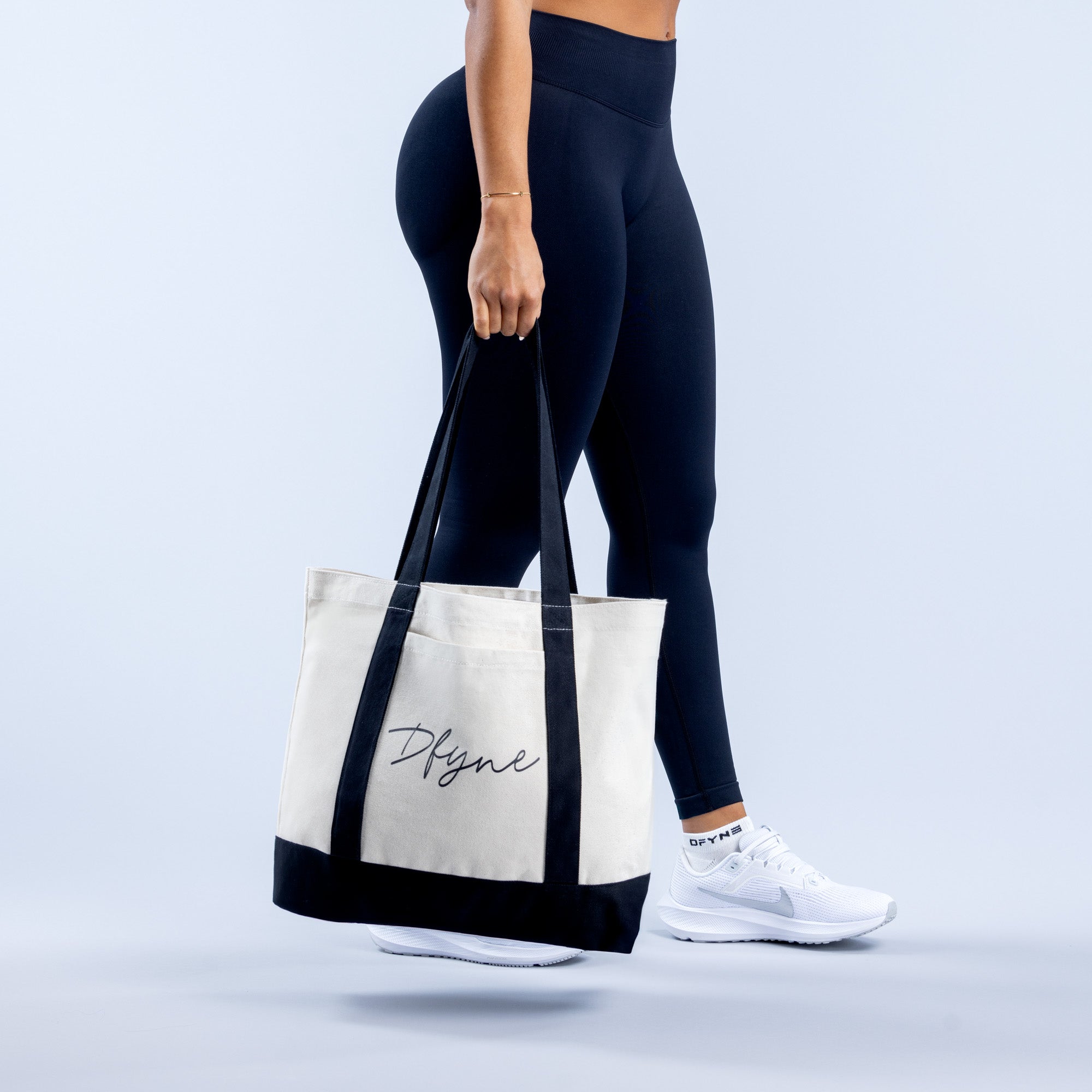 Tote DFYNE Damskie Czarne | 7834-PEMBJ